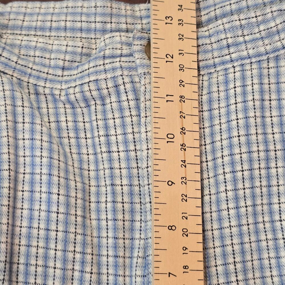 Vintage 90s White Stag Blue Plaid High Rise Mom Trousers┃Preppy Cottagecore - Picture 5 of 8